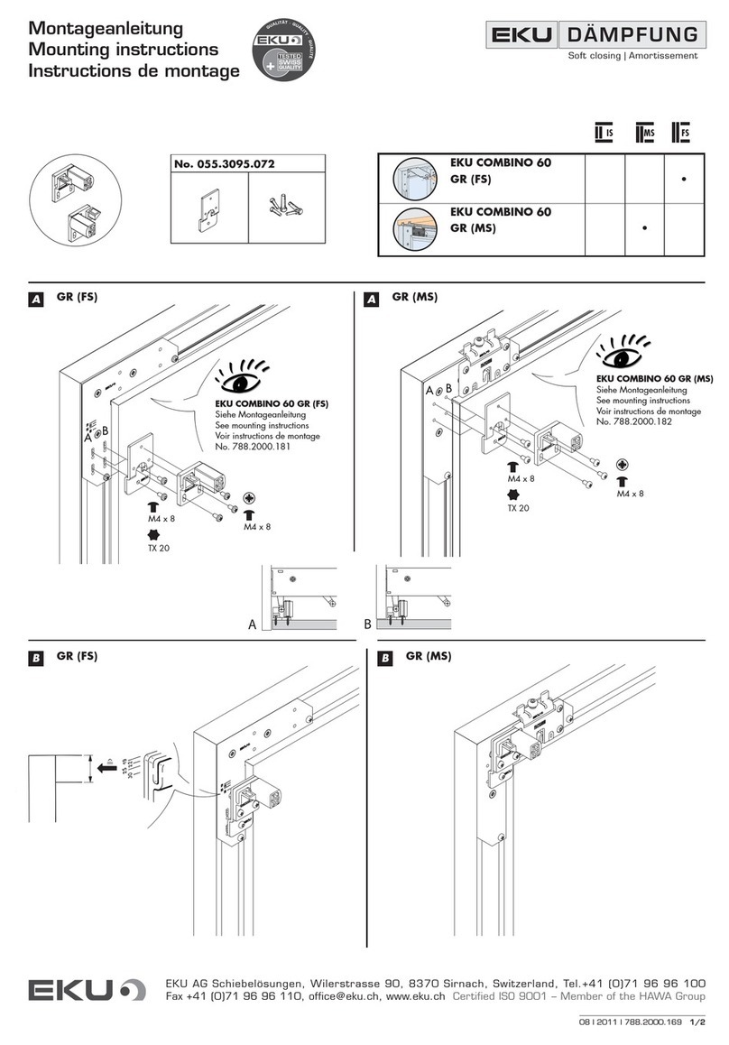 eku COMBINO 60 GR FS User manual