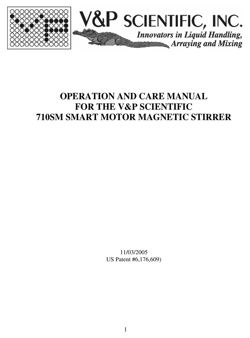 V&P Scientific 710SM User manual V&P Scientific 710SM User manual