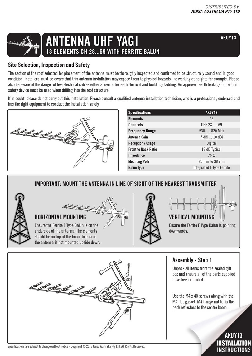 Jonsa AKUY13 User manual