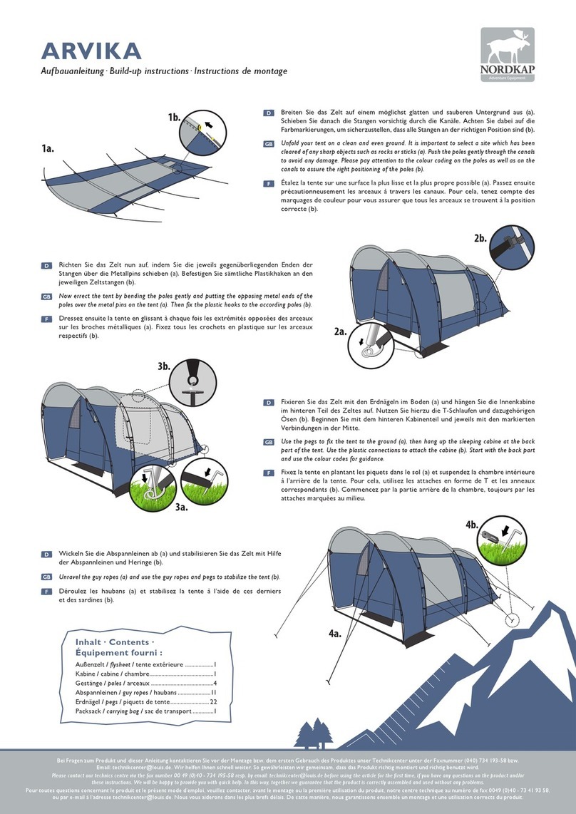Nordcap ARVIKA Build-up instructions