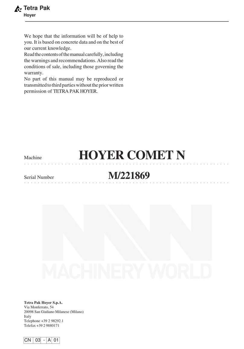 Tetra Pak HOYER COMET N manual