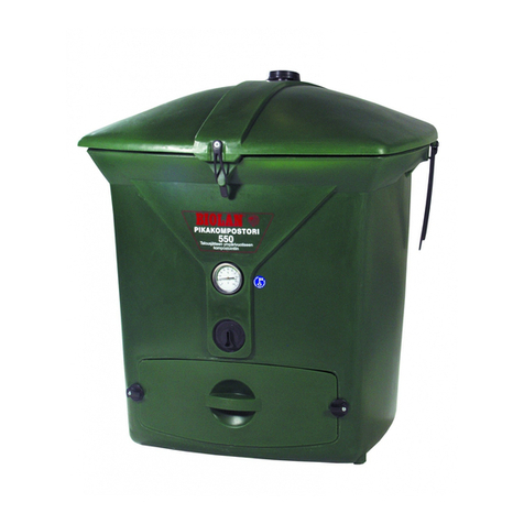 BIOLAN COMPOSTER 550 Instructions for installation, use and maintenance
