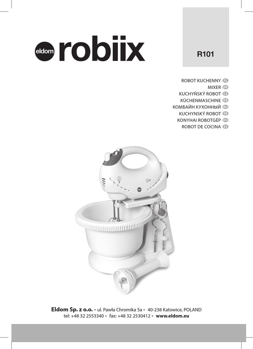 Eldom R101 Operating	 instruction