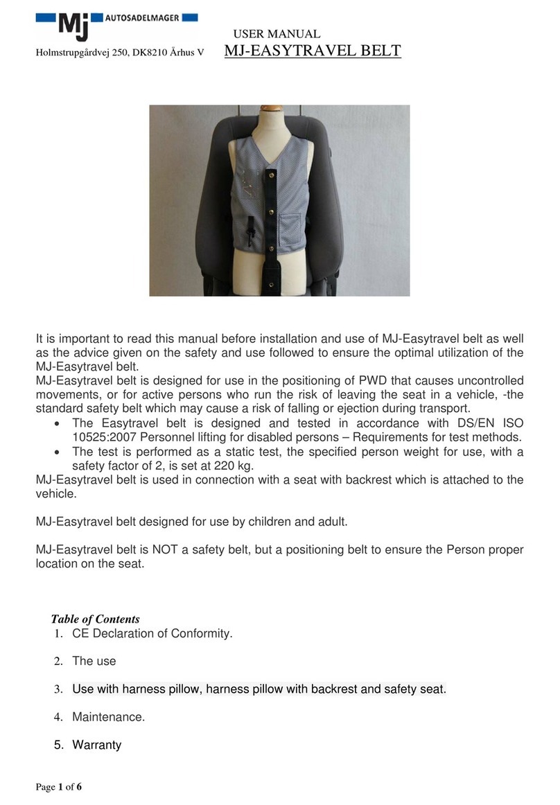 MJ MJ-EASYTRAVEL BELT user manual