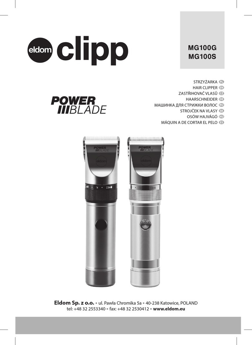 Eldom Clipp MG100G User manual