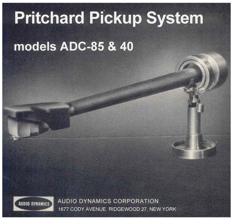 Audio Dynamics Pritchard ADC-85 manual