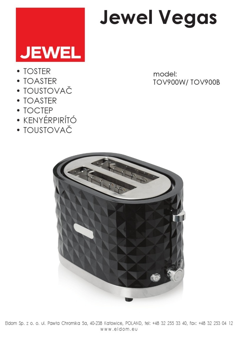 Eldom Jewel Vegas TOV900W Instructions for use