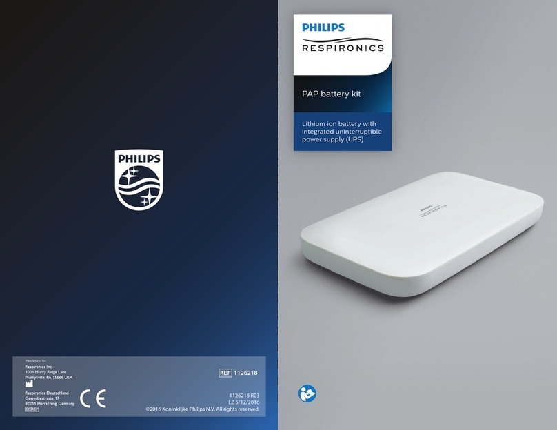 Philips Respironics 1126218 Instructions for use Philips Respironics 1126218 Instructions for use