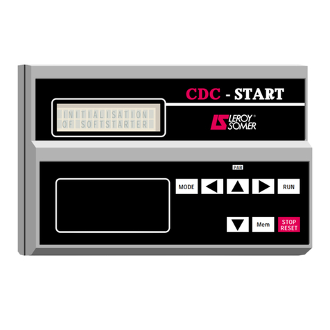 Leroy-Somer CDC-START Installation and Maintenance
