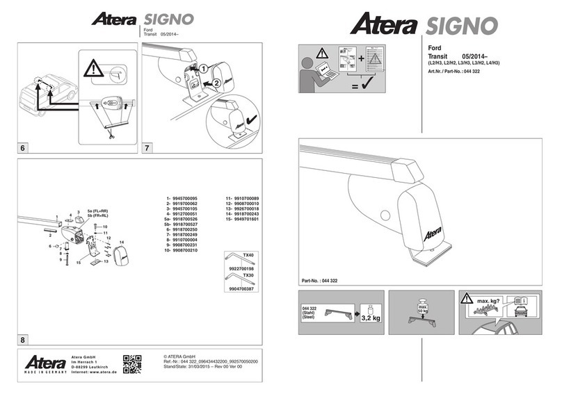 Atera SIGNO 044 322 manual