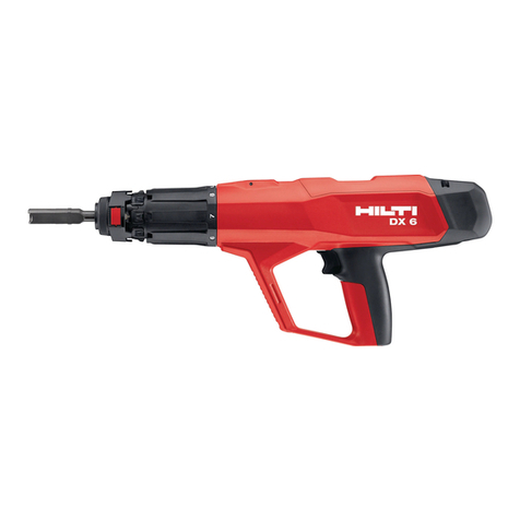Hilti DX 6-GR User manual