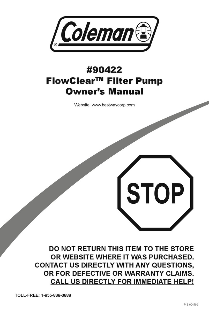 Coleman FlowClear User manual