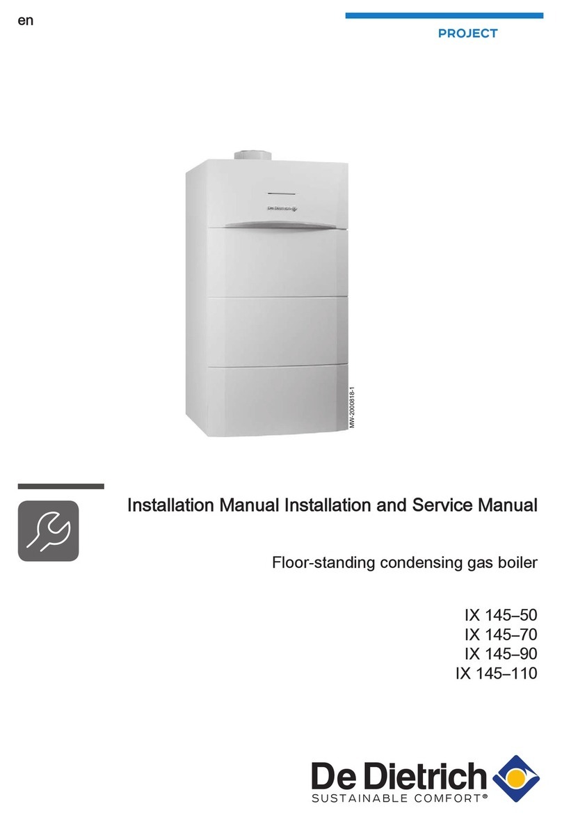 DeDietrich IX 145-50 Installation and service manual DeDietrich IX 145-50 Installation and service manual
