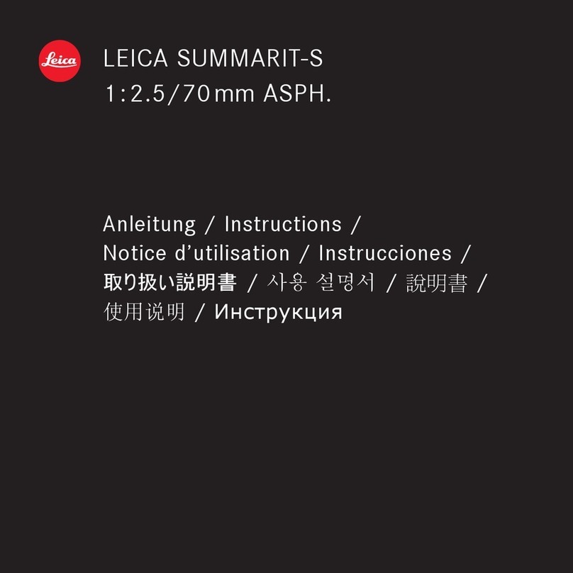 Leica SUMMARIT-S 1:2.5/70mm ASPH User manual