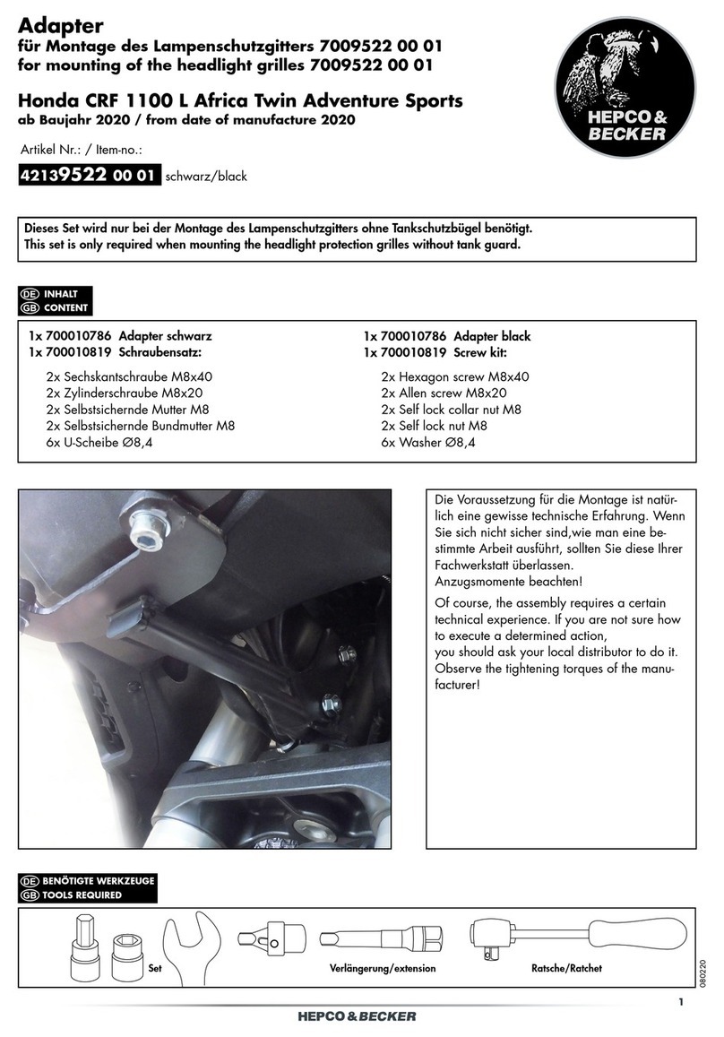 hepco & becker 42139522 00 01 User manual