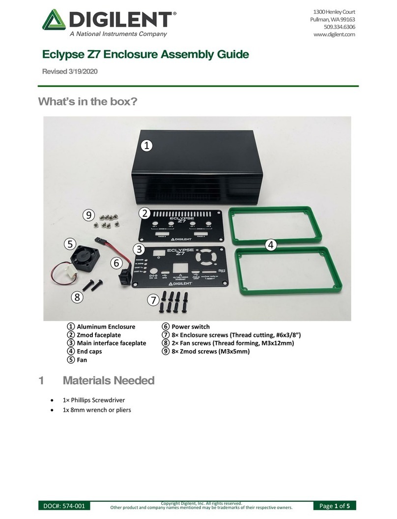 National Instruments Digilent Eclypse Z7 Assembly guide