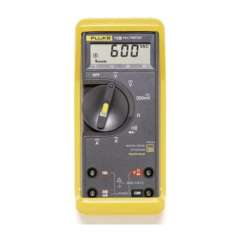 Fluke III Series instruction sheet