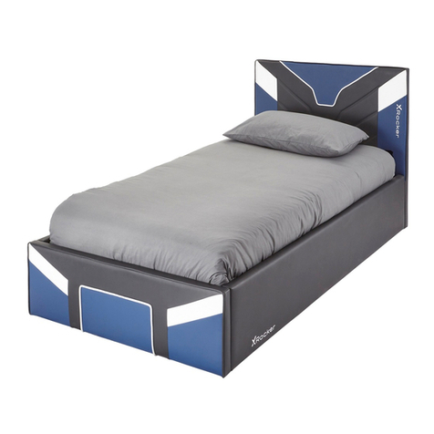 XROCKER CERBERUS GAMING BED IN A BOX User manual XROCKER CERBERUS GAMING BED IN A BOX User manual