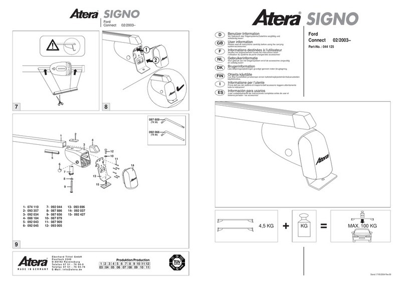 Atera SIGNO 044 125 User information