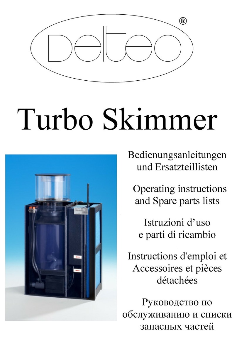 Deltec Turbo Skimmer TS 1250 Guide