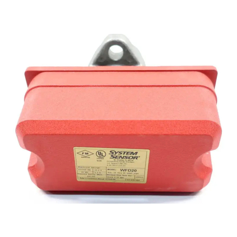 System Sensor WFD Series Installation and maintenance instructions