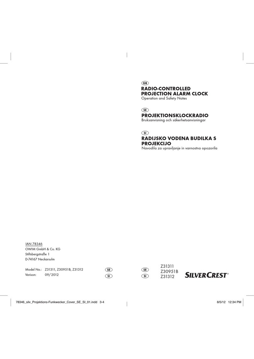 Silvercrest Z31311 User manual Silvercrest Z31311 User manual