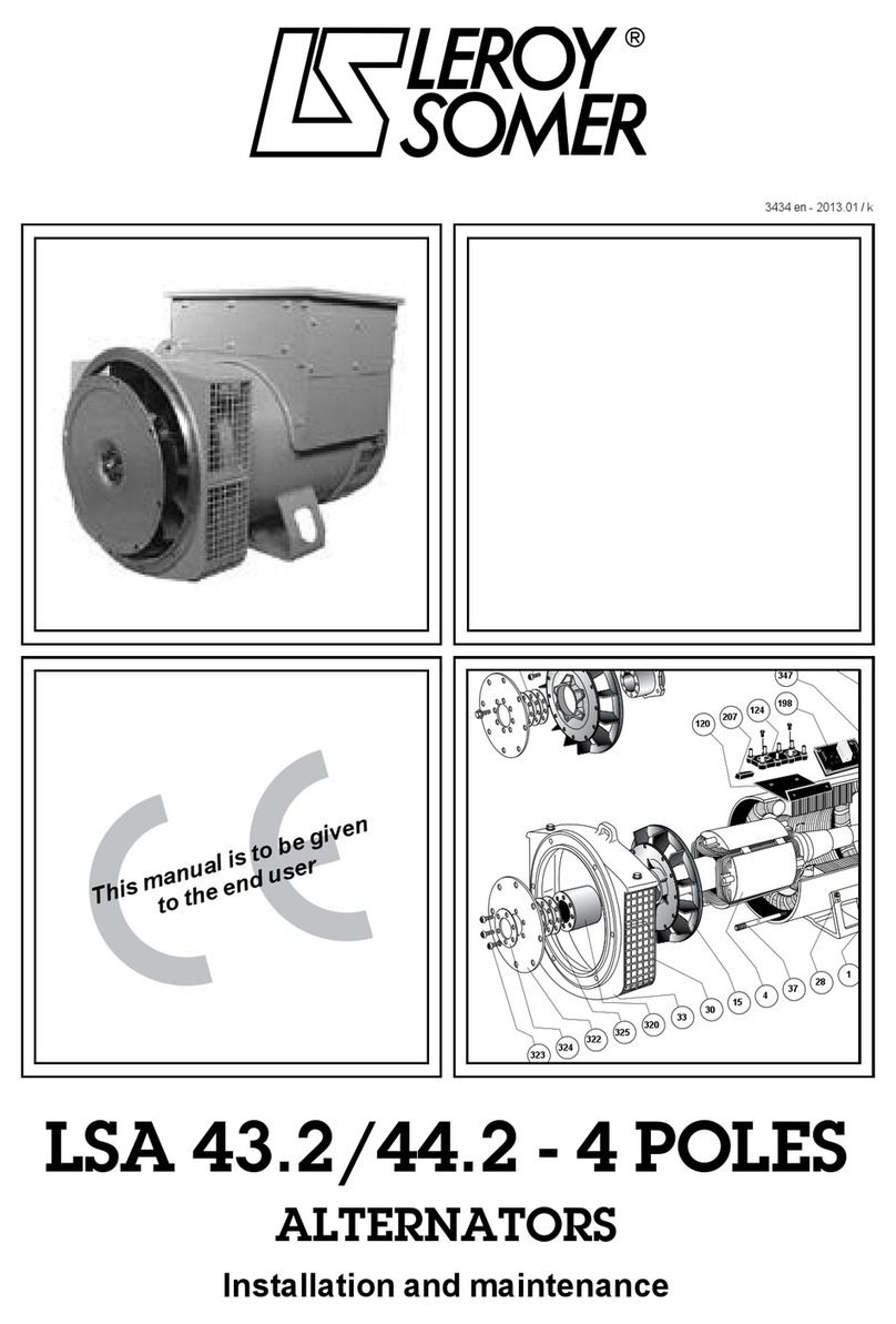 Leroy-Somer LSA 43.2 Installation and Maintenance
