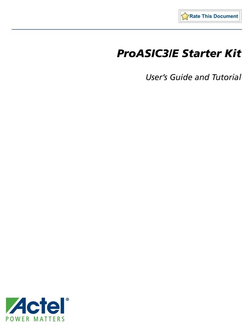 Actel ProASIC3/E User manual