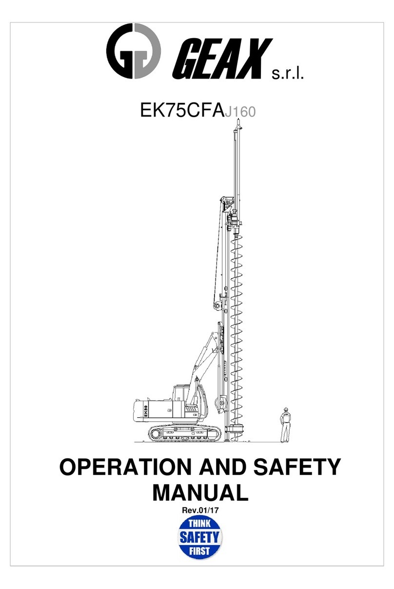 Geax EK75CFAJ160 Operation and safety manual