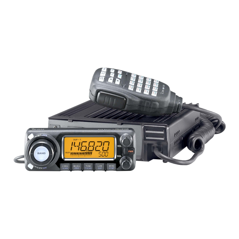 Icom IC-208H ADJUSTMENT PROCEDURE