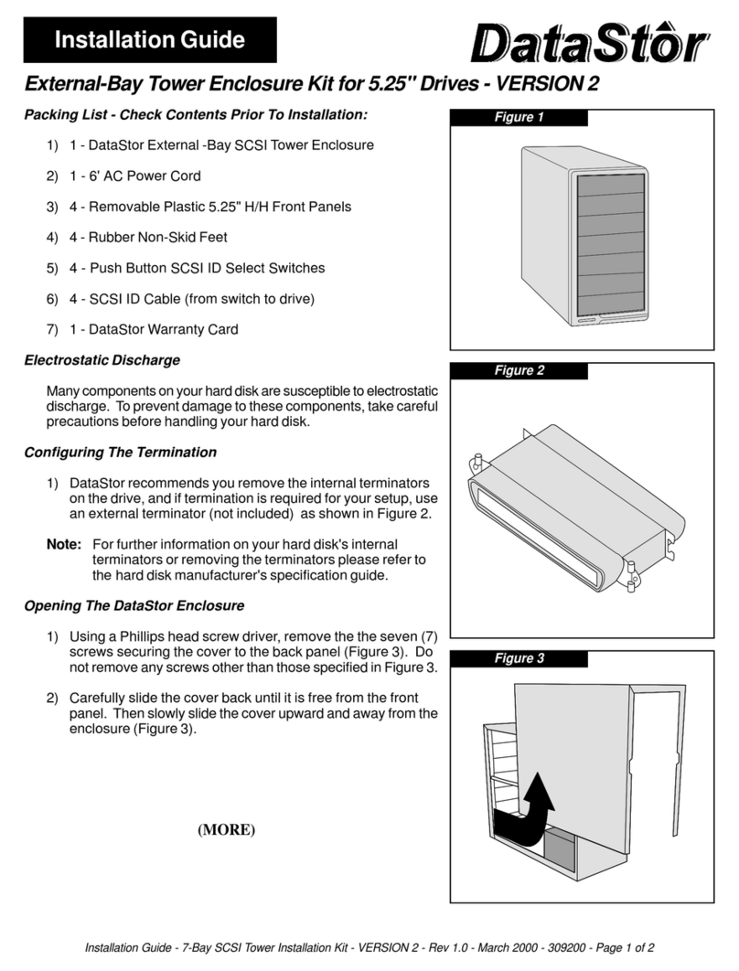 DataStor DataSafe 309200 installation guide DataStor DataSafe 309200 installation guide