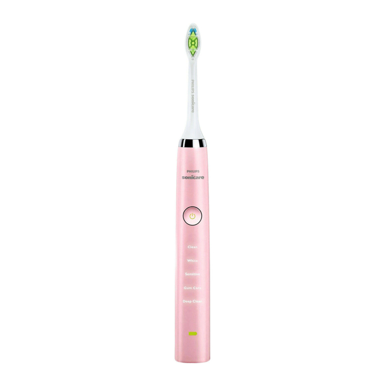 Philips Sonicare DiamondClean quick start guide