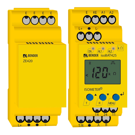 Bender ISOMETER isoBAT425 User manual