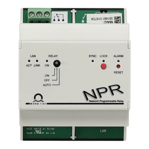 Mobatime NPR Mounting and instruction manual Mobatime NPR Mounting and instruction manual