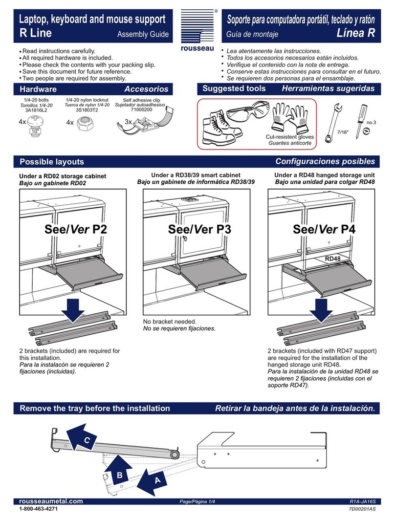 Rousseau R1A-JA16S User manual