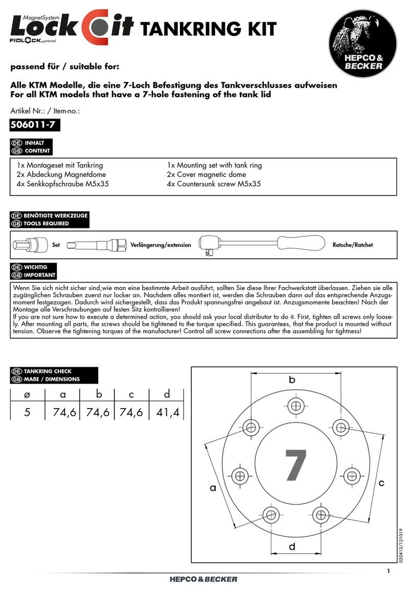 hepco & becker LOCK-IT 506011-7 User manual