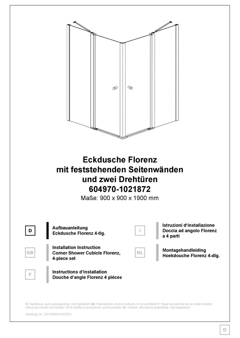 Welltime Florenz 604970 Installation instruction