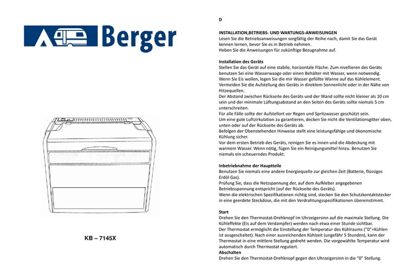 BERGER KB-7145X manual