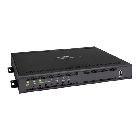 Crestron DM Lite HD-RX-4K-510-C-E User manual