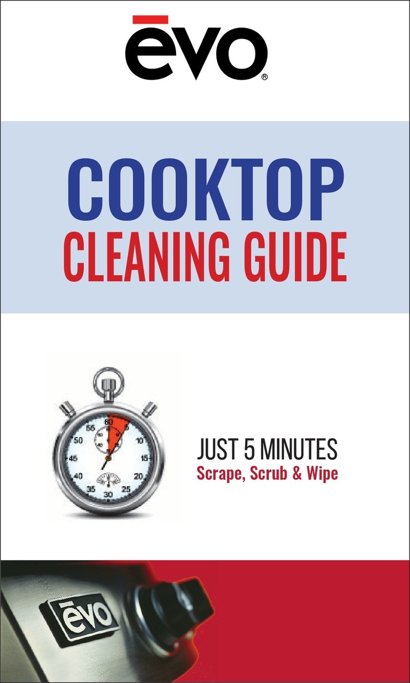 Evo Cooktop Cleaning guide