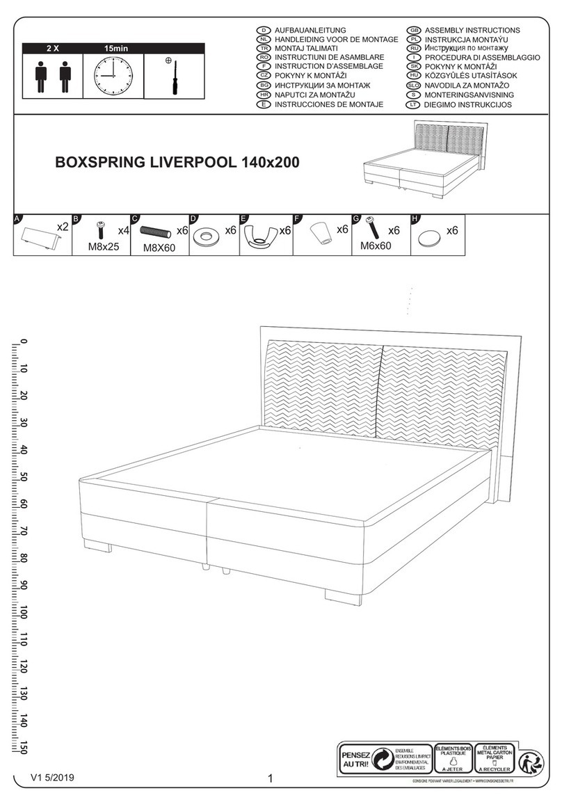 PLACES OF STYLE Phoebe Assembly instructions