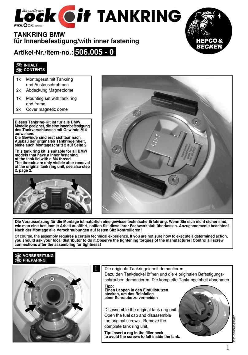 hepco & becker LOCK IT 506.005 Series User manual