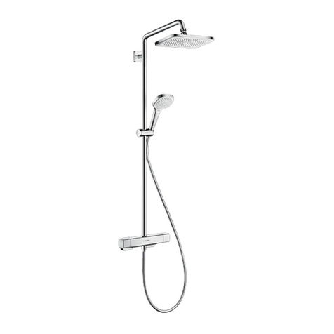 Hans Grohe Croma E Showerpipe 280 1jet 26084009 Instructions for use/assembly instructions