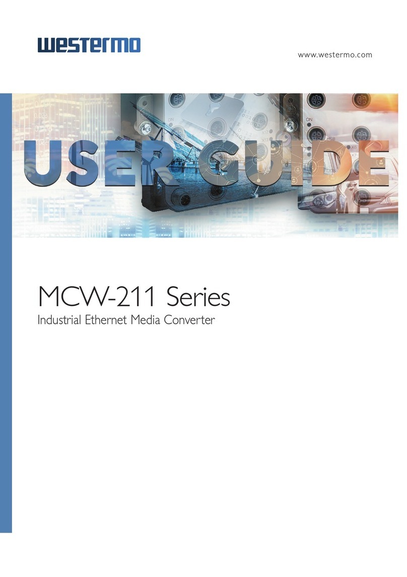 Westermo MCW-211 SERIES user guide