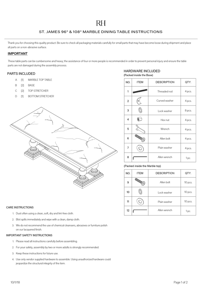 RH ST. JAMES User manual