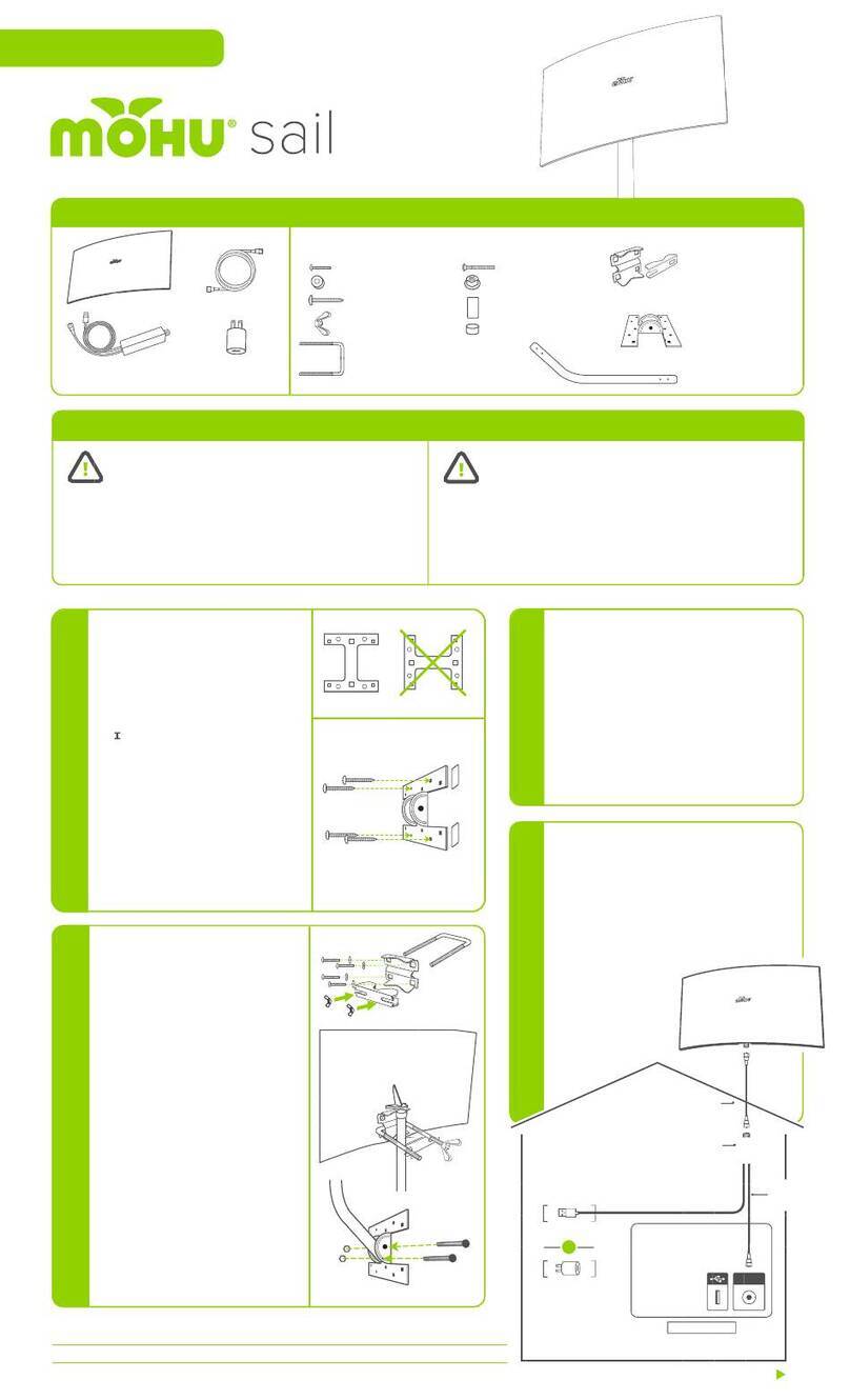 Mohu Sail instructions