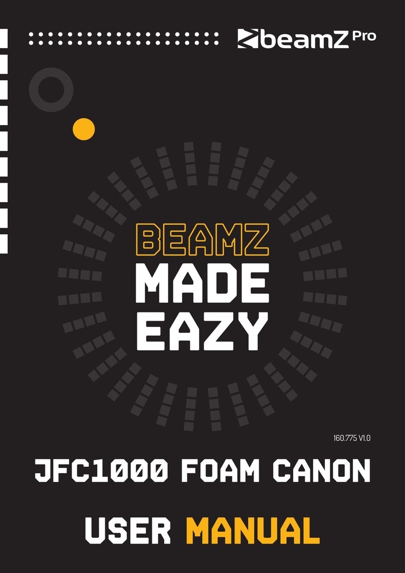 Beamz Pro JFC1000 user manual