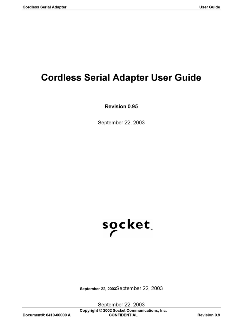Socket CSA-1 User manual