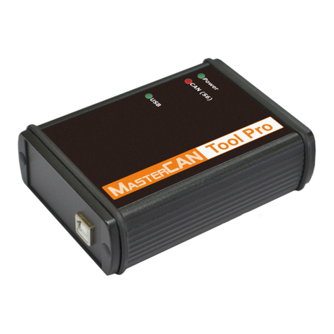 Technoton MasterCAN Tool Lite Operation manual