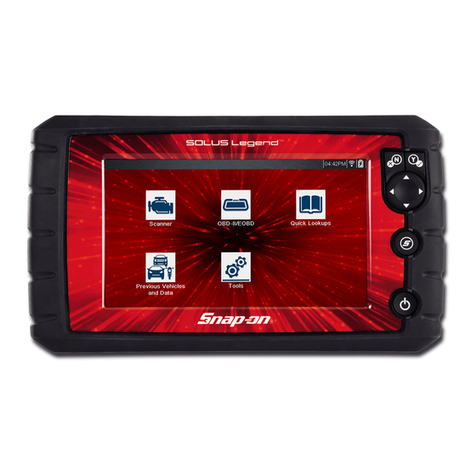 Snap-On Solus Legend user manual Snap-On Solus Legend user manual
